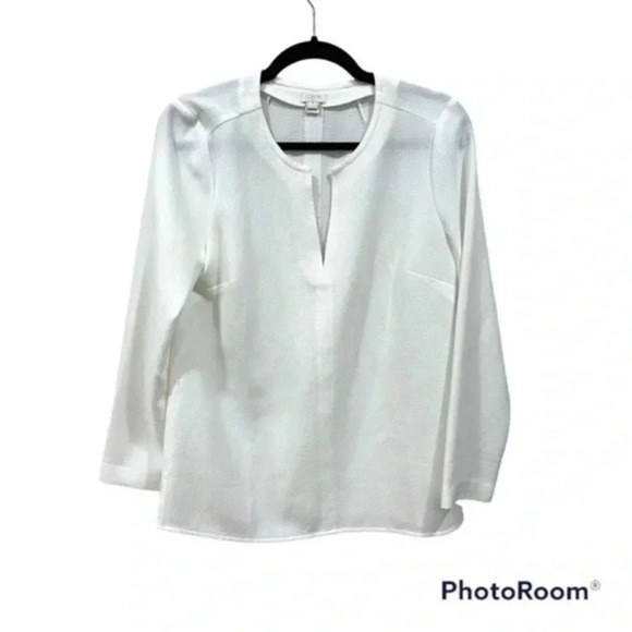 💥 J.crew textured crepe blouse small - Picture 1 of 8